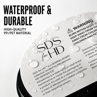 Étiquettes autocollantes personnalisées imperméables circulaires multicouches pliables à décoller et révéler pour l'emballage des pots de cosmétiques et de soins de la peau