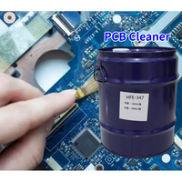 Hydrofluoroéther HFE-347 Liquide de nettoyage électronique Non inflammable Sans résidus Faible GWP Solvant pour composants semi-conducteurs
