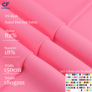 Tissu jersey extensible uni à séchage rapide UPF50+ 180 g/m² 82 % nylon 18 % élasthanne pour ensemble de bikini, vêtements de yoga, vêtements de sport, maillots de bain - Product Image 2