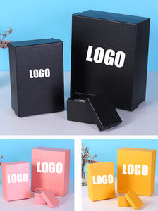 Xinrunjin, cajas ranuradas de papel recubiertas en relieve personalizadas, accesorios de cinta para regalos corporativos de merchandising minorista colorido - Product Image 2