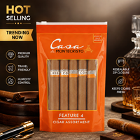Sacs humidificateurs pour cigares personnalisés en fibres végétales naturelles RH73% 320g, paquet d'humidification pour tabac, paquet absorbant l'humidité pour le stockage des herbes et des cigares