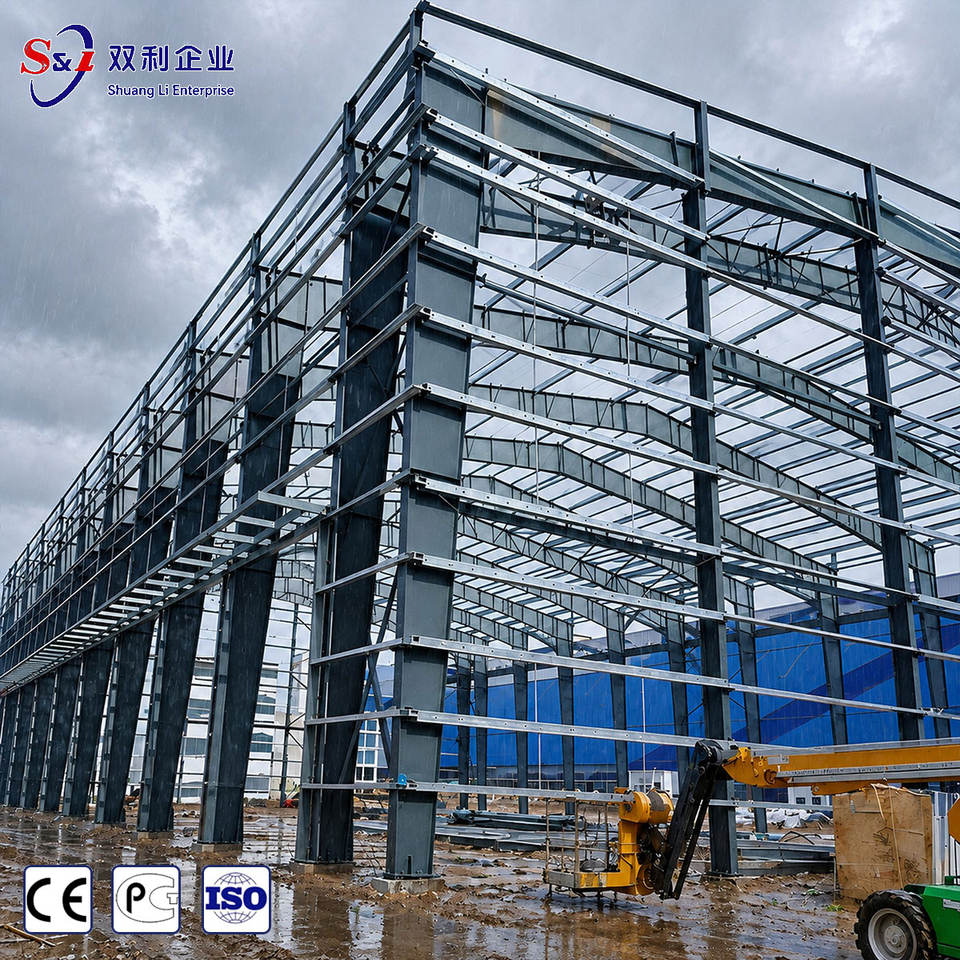 Steel Structure 29 Fire Resistant Prefab Steel Structure Workshop High Strength Structure ...