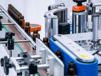 Machine d'étiquetage ronde pour bouteilles en plastique, applicateur d'étiquettes automatique à grande vitesse pour les boissons, les cosmétiques, les emballages alimentaires