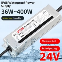 Schaltnetzteil IP68 Wasserdichtes Unterwasserlicht Outdoor LED Wandfluter 220V auf 24V Lichtstreifen-Transformator Volle Leistung