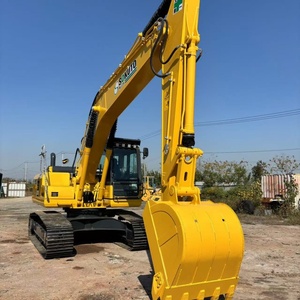 Excavadora hidráulica de cadenas Komatsu PC200 usada en buen estado, 20 toneladas, en stock, lista para enviar para exportación, maquinaria de construcción. - Product Image 3