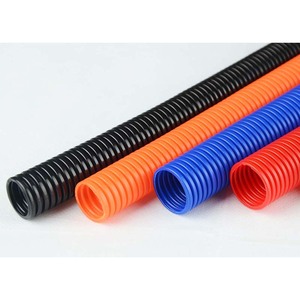新しいデザイン卸売フレキシブルPVCパイプスパイラルチューブベローズ難燃性絶縁電気ホース波形付き - Product Image 5