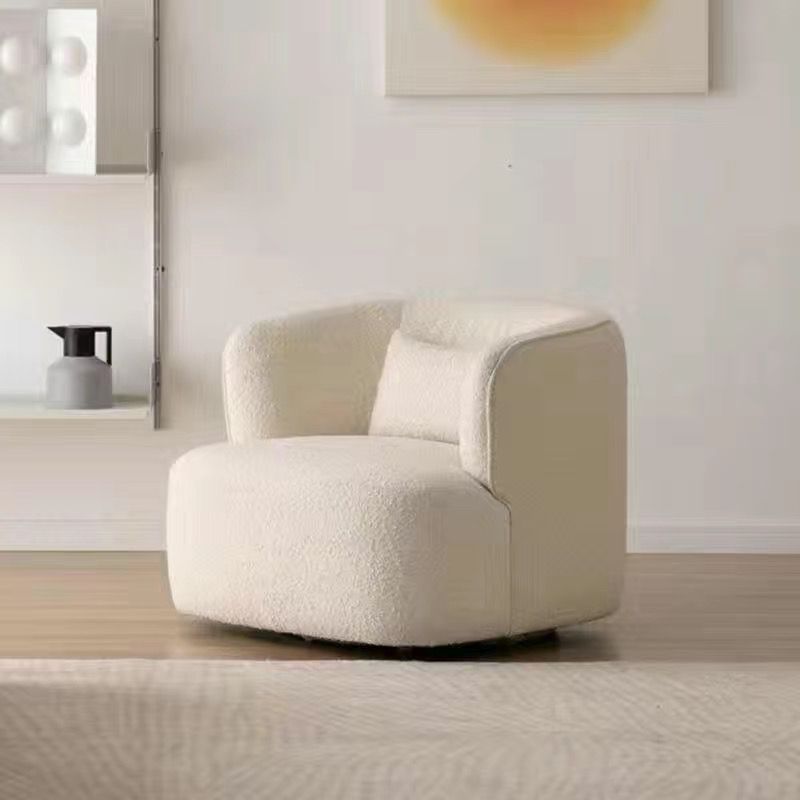 Vellón de cordero blanco cremoso