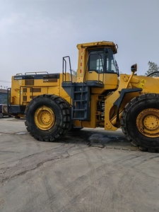 Chargeuse sur pneus Komatsu WA600 d'occasion du Japon, 55 tonnes, chargeuse frontale robuste, grande machinerie de construction à vendre, prête à être expédiée - Product Image 6
