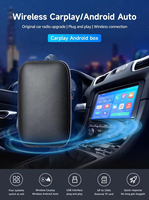 Xlintek CP2B Carplay Ai Box 2 İnç Tip-C Bağlantılı Kapalı Android RK3326 Yonga Seti 2GB + 8GB Kablosuz Carplay Adaptörü Android