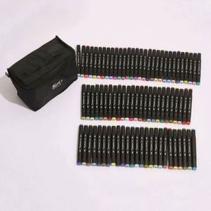 Juego de Marcadores Artísticos de Doble Punta, a Base de Alcohol, 80 Colores, No Borrables, Marca Usa Mairun, para Niños y Adultos, para Colorear, Dibujar y Pintar - Product Image 3