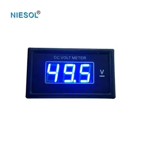 Pantalla digital LED de 85DM-50V CC, voltímetro de CC de 9V/12v, color azul - Product Image 1