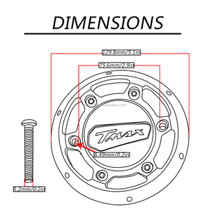 Vỏ Bọc Động Cơ Xe Máy Mới Vỏ Bảo Vệ Động Cơ CNC Bảo Vệ Cho Yamaha T-max 530 2012-2015 <span class=keywords><strong>TMAX</strong></span> 500 2008-2011 - Product Image 6