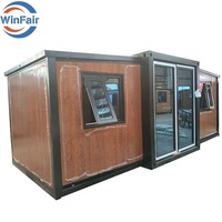 WinFair Container Sénégal Prix Maison modulaire en conteneur pliant préfabriqué moderne 2025 1 chambre à coucher Maison en conteneur de 10 pieds
