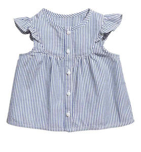 Proveedor de China niños bebé niña algodón orgánico rayas bonito mameluco ropa trajes - Product Image 4