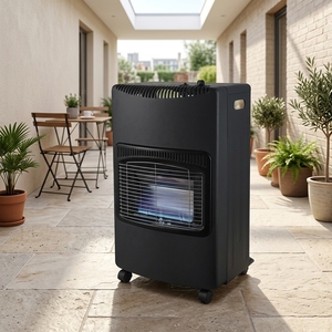<span class=keywords><strong>Chauffage</strong></span> mobile <span class=keywords><strong>infrarouge</strong></span> à <span class=keywords><strong>gaz</strong></span> Blue Flame 3,8 kW avec dispositif de sécurité, protection contre le basculement et la surchauffe, sans fumée, écologique, pour salon et jardin - Product Image 6