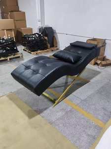 Muebles de Salón de Belleza Modernos y Lujosos en Oro Rosa, Cama de Spa Facial Ajustable y Reclinable para Cejas y Pestañas en Venta - Product Image 5