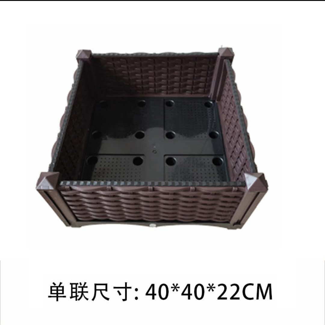 Rattan standard singolo strato 1 pezzo 40*40*22cm