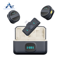 Le plus récent SX21 micro sans fil cravate ronde magnétique numérique sans fil collier Lavalier revers Microphone pour la diffusion en direct