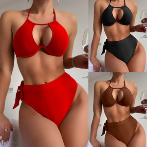 <span class=keywords><strong>Maillot</strong></span> De Bain 2 Pièces Sexy Bikini Brésilien Taille Haute <span class=keywords><strong>Maillot</strong></span> De Bain Personnalisé Femmes 2024 - Product Image 2