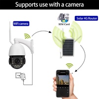 Router 4G/WiFi Solar para Exteriores de Súper Resistencia con Cobertura de hasta 60M, Nano SIM y Batería de Larga Duración