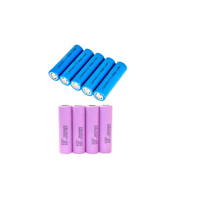 3.7V 18650 21700 Battery Flat head mobile power battery cell 1200mAh 2000mAh 2600mAh 4000mAh Lithium Battery Ion Cells