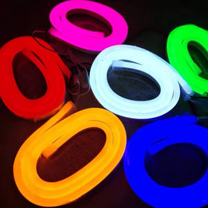 Ruban LED néon flexible DC12V RGBIC, indice de protection IP65, dimmable, sûr, flexible, éclairage de fond pour bureau, certifié CE - Product Image 1