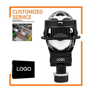 Proyector LED Bi-LED Chenlang Personalizado de 2.0 Pulgadas Súper Brillante con Dos Láseres de Luz Alta/Baja de 120W/70W, Faros LED de 3 Pulgadas con Lente Azul - Product Image 3