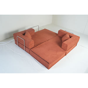 2025 वैक्यूम संपीड़न बोनलेस सोफा बिस्तर चीन फोशान फोम फैक्ट्री ओम गंध निर्माता 264 पीसी कॉर्डरॉय टेडी सोफा लोड - Product Image 3