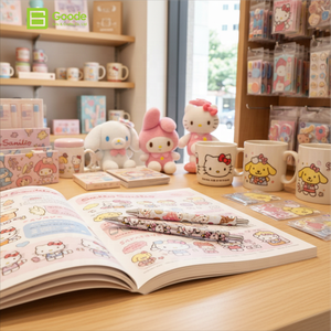 Goode More – Taux de <span class=keywords><strong>rachat</strong></span> de 50 % – Personnalisation en gros – Stylo signature – Autocollant PET imperméable à surface lisse – Dessin animé UV DTF - Product Image 3