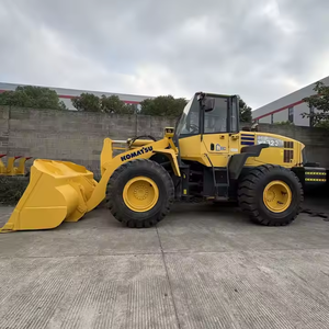 Chargeur sur pneus Komatsu WA320 d'occasion de marque japonaise Komatsu WA320 d'occasion en bon état Chargeur sur pneus d'origine Komatsu WA320 d'occasion - Product Image 1