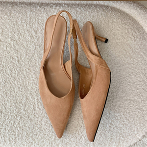 Sandales à talons hauts style européen et américain pour femmes, talons compensés sexy imprimé léopard pour soirées, printemps-été - Product Image 2