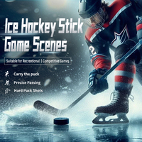 Bâton de hockey sur glace durable au prix d'usine pour l'entraînement et les matchs, bâton de hockey en fibre de carbone Flylite