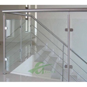 Main courante en acier inoxydable de style moderne <span class=keywords><strong>Inox</strong></span> 304, balustrades et rampes pour balcon, terrasse et escalier en verre - Product Image 5
