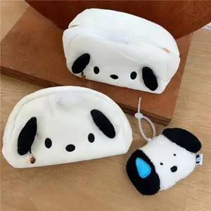 Top Selling Cartoon & Anime Peripherals Plush Pochacco Pen Bag Cute Large Capacity Stationery Box for Middle School Students