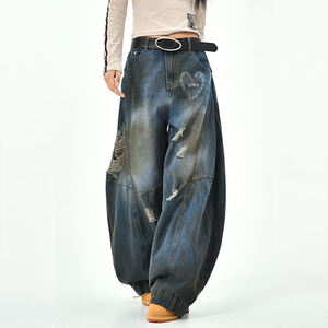 Jeans DIZNEW 2025 para Hombre, Estilo Vintage, Transpirables y Resistentes a la Suciedad, Color Azul, Venta Directa de Fábrica, Patrón Versátil Estampado - Product Image 2