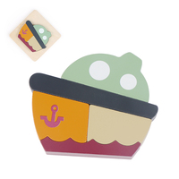 Nouveau design Puzzle éducatif en bois Jouets personnalisés Puzzle pour enfants Jouets d'apprentissage