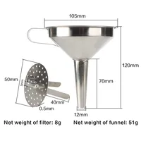 3DSWAY Saringan Resin Printer 3D Stainless Steel, Corong Filter Resin UV untuk Elegoo Phrozen Anycubic SLA/DLP/LCD
