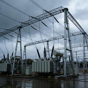 Projeto Turnkey de Estrutura de Aço para Subestação com Galvanização a Quente, Material Q235B/Q355B/Q420B, Altura de 17M - Product Image 3