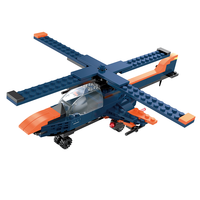 COGO 3 en 1 Série d'avions créatifs et transformables Blocs de construction Construction d'avions Briques éducatives pour enfants Jouets