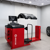 Equilibreuse de pneus robuste de 28 pouces, 150 kg, avec élévateur de roues, équipement d'entretien des pneus, machine d'équilibrage des pneus