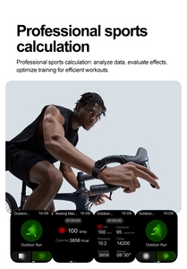 Smartwatch ultra ET572 2.0 pouces écran TFT comptage de pas rappel de médicaments montre de santé intelligente lampe de poche Smartwatch 2025 - Product Image 5
