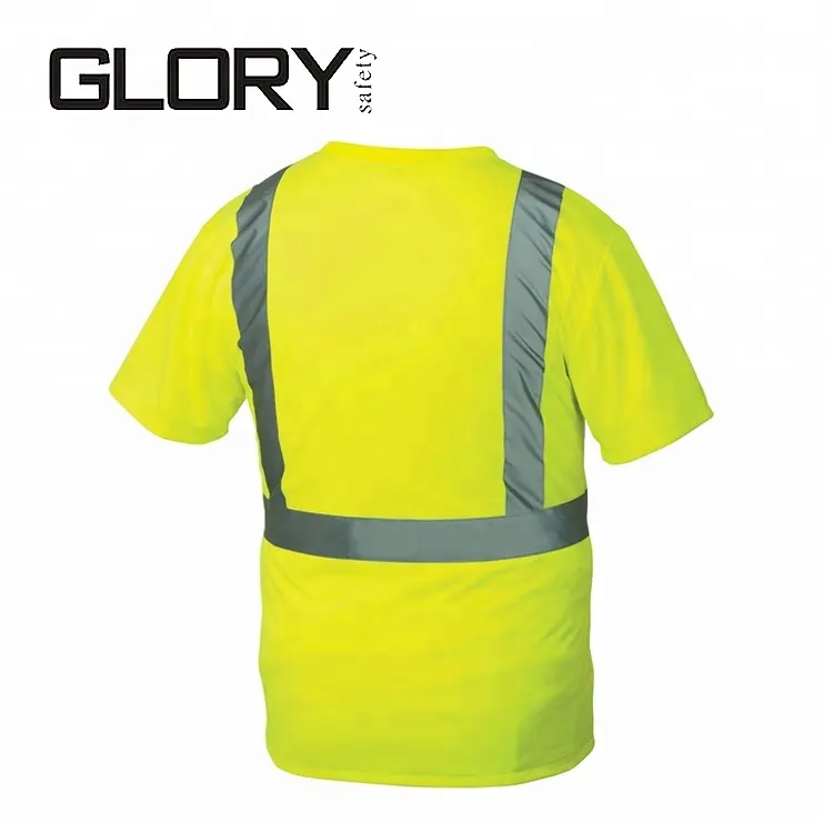 Plus Size Men's Shirts Reflective Safety Clothing Wholesale