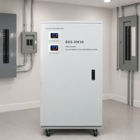 Régulateur de tension monophasé 20KVA 30KVA 120/240V 60Hz en cuivre avec AVR pour usage domestique et commercial