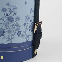 Pot en papier personnalisable et portable avec ceinture imprimée pour mariages - Boîte à bonbons pour accompagnement de cadeaux de bougies