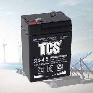 TCS SL6-4.5 6 volts 4.5Ah batterie solaire pour toute la maison meilleure batterie Agm pour camion meilleure batterie Agm pour <span class=keywords><strong>caravane</strong></span> solaire Agm Vrla - Product Image 1