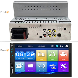 Đầu CD xe hơi 7023 Single Din màn hình cảm ứng 7 inch, đầu radio xe hơi, máy nghe nhạc <span class=keywords><strong>MP5</strong></span> tự động - Product Image 6