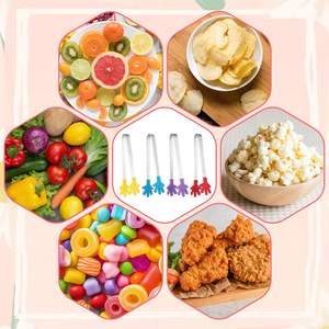 Pinzas de Cocina de Acero Inoxidable y Silicona de 13 cm con Diseño de Palma, Mini Pinzas para Azúcar, para Barbacoa y Fiestas - Product Image 5