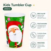 Promotion OEM Tasse lenticulaire 3D écologique Tasse à café en plastique réutilisable élégante avec logo personnalisé pour les fêtes, le camping et les mariages