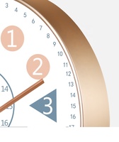 Jam dinding anak, jam dinding kamar anak warna-warni Modern belajar kreatif Modern