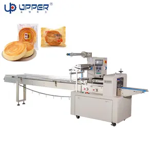 Automatic horizontal three sided seale machine for the bread stick packing